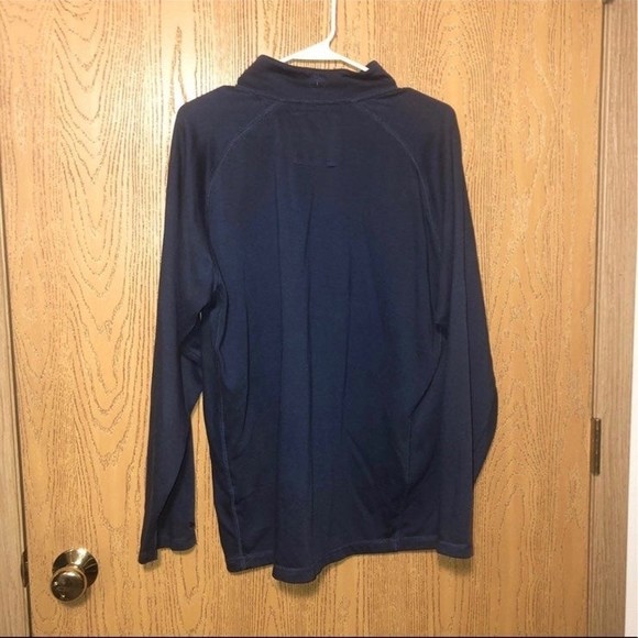 Timberland Men’s Navy Blue Casual Basic Quarter Zip Pullover Size XL - Picture 5 of 5
